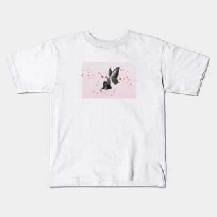 a butterfly blossom man Kids T-Shirt